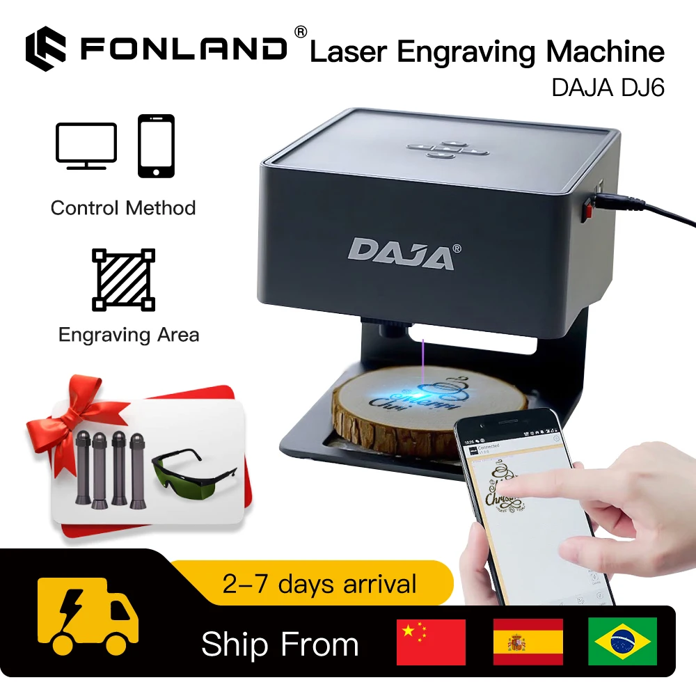 Industrial Handheld Laser Engraver - DAJA-Máquina de Gravação a Laser, Gravador