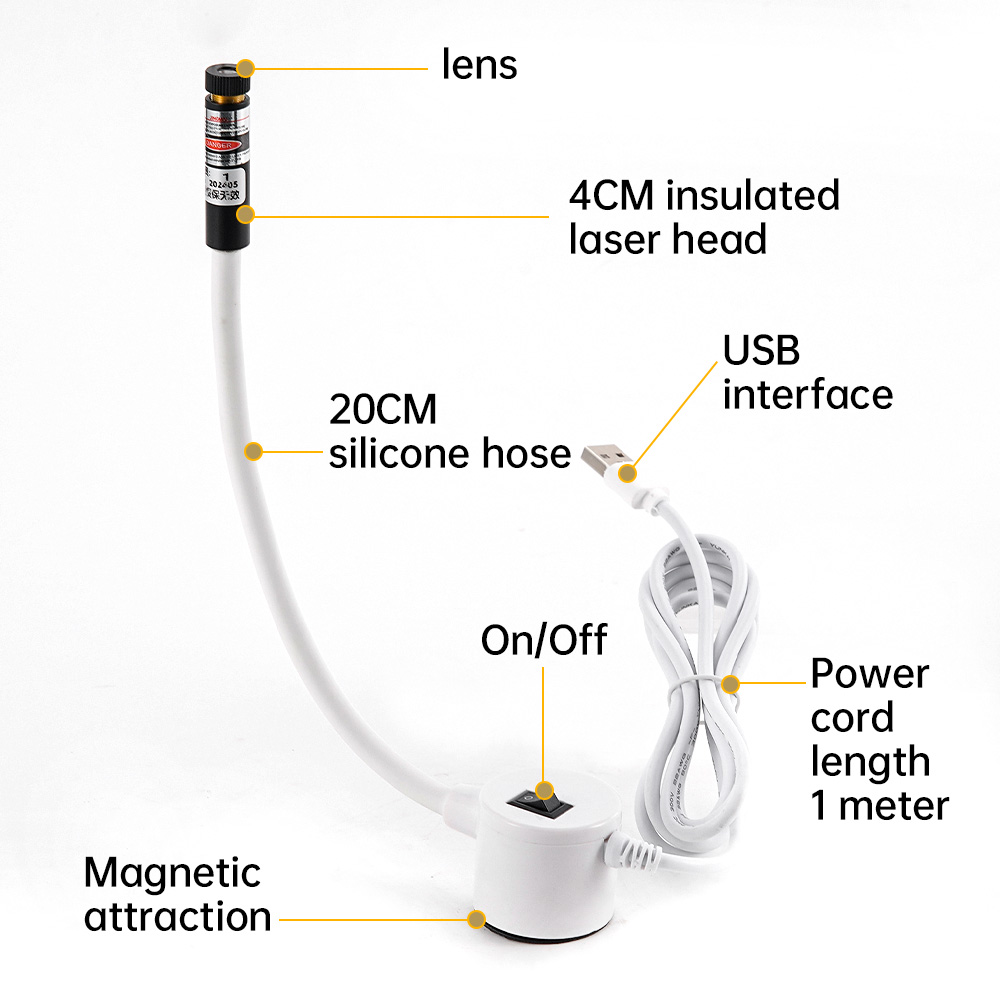 Luz laser vermelha alimentada  - Industrial Laser Technology avaliação e preço