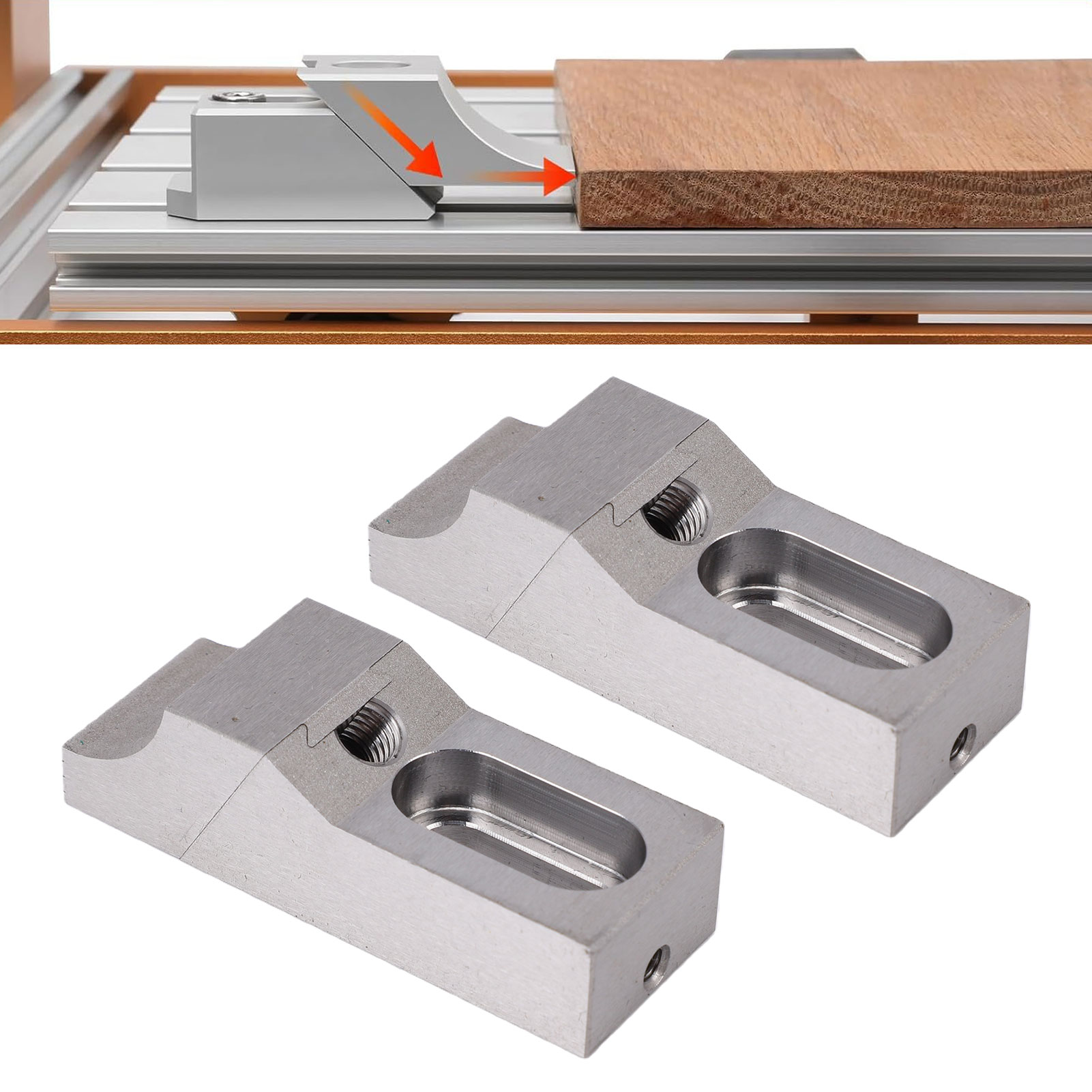 2 Peças Morsa de Fixação Later - Cnc Milling Machine avaliação e preço