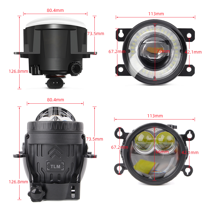 Novo design 3 polegadas bi-led - Laser Focus Lens avaliação e preço